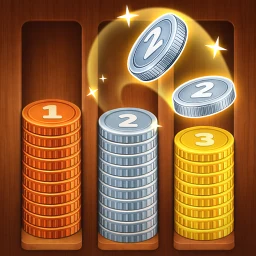 Icône de Pocket Sort: Coin Merge Puzzle